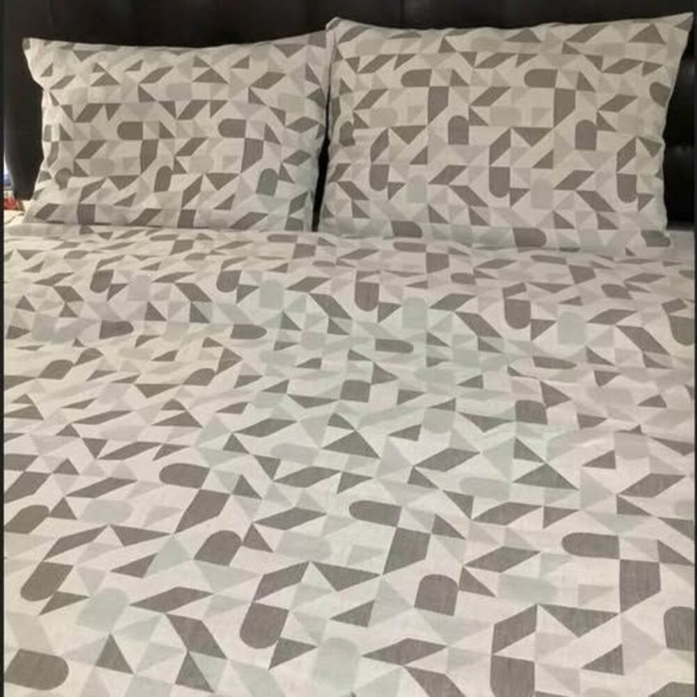 Threshold Modern Geo Matelasse Duvet Cover and Sham Set